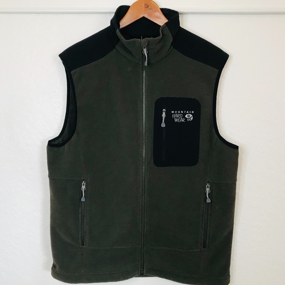 Mountain Hardwear Other - MOUNTAIN HARDWEAR OLIVE GREEN FLEECE VEST